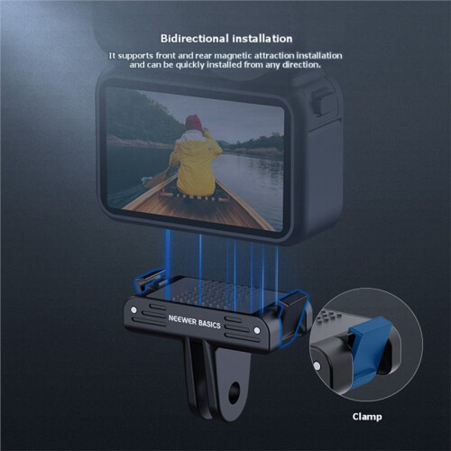 NEEWER BASICS AC057 Magnetic Mount Adapter for  Osmo  Action Camera