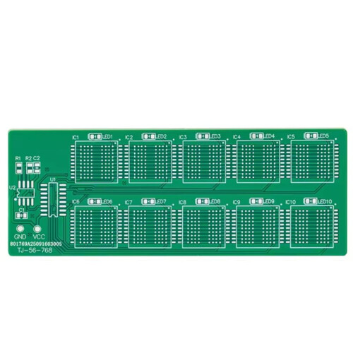 BGA Chip Soldering Practice Board Kit Decimal Flowing Lights Teaching Practical Training Soldering Practice Loose Part B 1