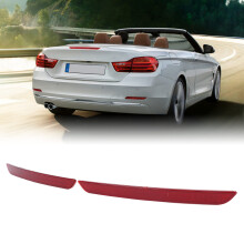 Rear Bumper Reflector Lens for BMW 4 Series F32 F33 F36 Red Holders