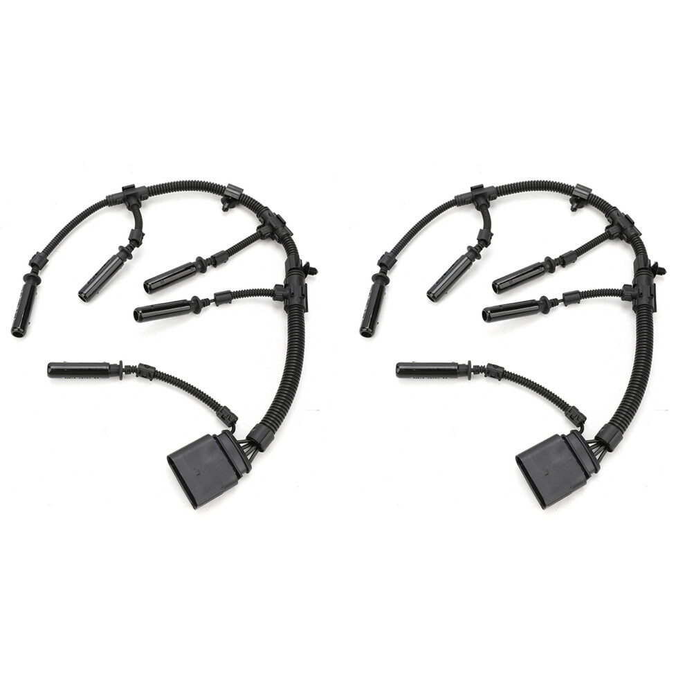 2X Car Glow Plug Bridge Wiring Harness For - Transporter 2.5 Tdi 2003-2010 070971277B 4713685483643