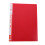 Porte-Documents Plastique Rouge Grand Volume Poche Transparente 1