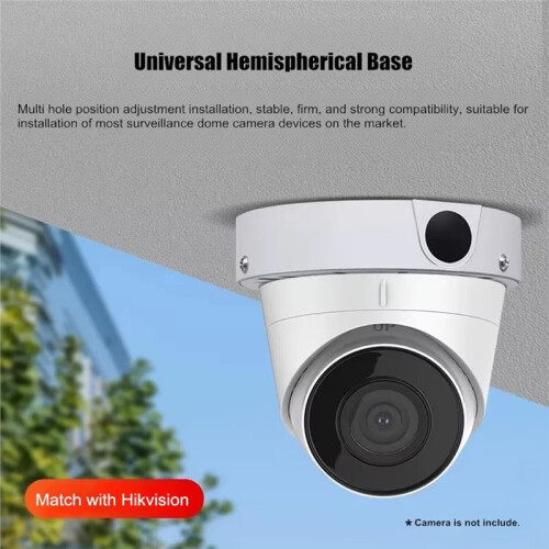 New CCTV Security Dome Camera Mounting Bracket Storage Base Power Cable Storage Box Ceiling Mounting Round Base 2
