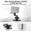 Action Camera Flexible Adaptive Fixed Base for  Helmet Mounting Bracket for Insta360X5 Sports Camera Motorcycle 3