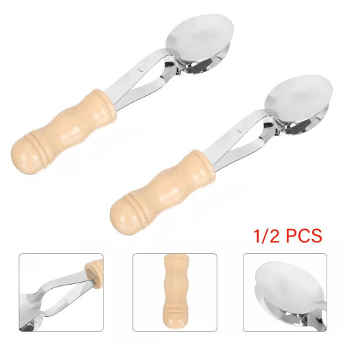 1/2 colheres musicais irlandesas de percussão Orff com cabo de madeira, instrumento de 20 cm (8 polegadas), presentes. 1