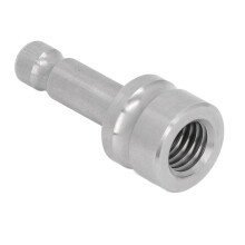 Total Station Prism Adapter Stainless Steel 5/8in‑11 Female Thread Mount