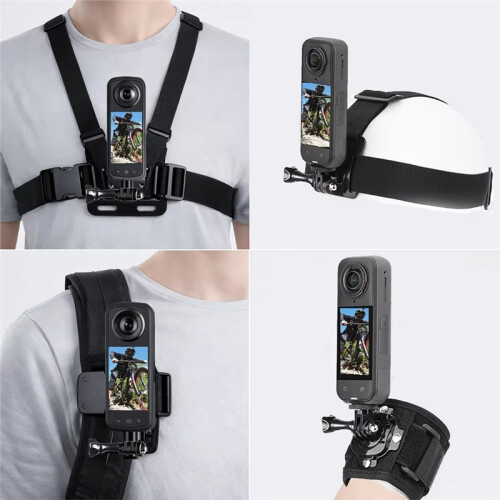 Chest Mount  Strap Backpack Clip Holder Wrist Strap Accessories Kit Multiple Action Camera Mounting Accessories 2