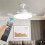 2Pcs Ceiling Fan Remote Replacement 6 Speed and Timer Control Remote Controller for Home Bedroom Living Room 4