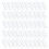 50PCS Transparent PP Comb Binding Spines 16mm, 120 Sheets 1