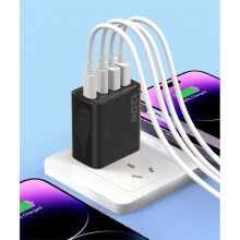 120W USB Type C Charger 4 Port Fast Charging Phone Adapter for Quick Charge Wall Charger US PLUG