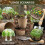 (8cm x 60 Pulp Pots 60 Labels) 3.1/4\" Biodegradable Seedling Pots - 60Pcs 12