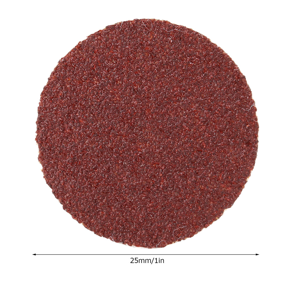 Sanding Discs 1In 200Pc Flocked Red