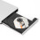 External USB2.0 Portable DVD Drive for Windows Mac Linux Silver 4