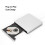 External USB2.0 Portable DVD Drive for Windows Mac Linux Silver 11
