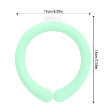 (Green) Cooling Neck Wrap for Hot Flashes Relief