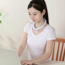 (White) Cooling Neck Wrap for Hot Flashes Relief