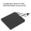 Tragbarer externer DVD-Brenner USB 2.0 für Windows/Linux/OS X Black 9