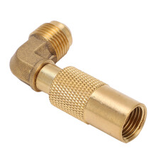 Propane Refill Adapter 9/16 to 5/8 Brass Compact