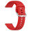 (red, S) Silicone CMF Watch Strap - Comfortable & Stylish Gift 2