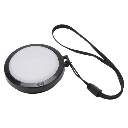 MENNON 46mm White Camera Lens Cap Cover Plastic Camera Body Protector 1