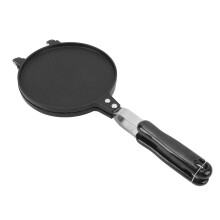 Egg Roll Press Pan Aluminum 6.8in Tortilla Maker with Handle