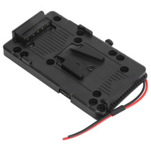 V Mount VLock Akku-Plate Adapter für Sony DSLR, Alloy, Schwarz