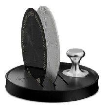 MHW-3BOMBER Separador de Água Secundário para Café 51 mm Filtro de Extração para Café Sinterizado Peneira para Bolo Expresso