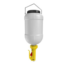 Distributore di Salse da 5,5 L, Capacità, per Senape, Insalata, Ketchup, Maionese, Giallo