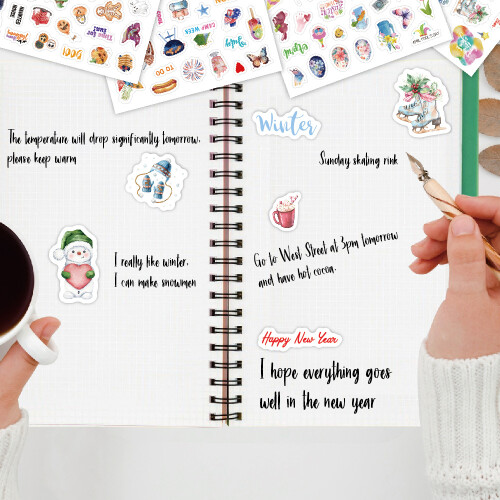 Seasonal Planner Stickers - Waterproof & Creative