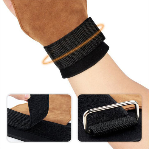 (Brown, 1PC) Weightlifting Pull Up Straps, Adjustable Gym Wrist Support 2