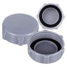 3 Pcs P6H1158 Replacement Drain Valve Cap Plastic for Pools Model P01006 Grey Swimming Pool Drain Valve Cap