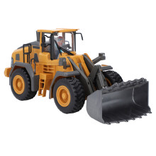 2.4G Alloy RC Dozer Toy with Lights & Sound, 26cm, Rechargeable