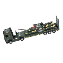 Realistic Military Truck Model 1:32 Alloy Transport Vehicle Toy for Boys