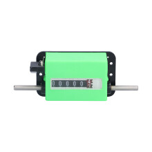 Mechanischer Längenmesser 6-stellig, Reichweite 0-99999,9 m, langlebig aus ABS und Gummi