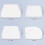 7 Pcs Dough Cake Scraper,Plastic Icing Scraper Cake Smoother,Dough & Bench Scraper for Baking,Bread Scraper Tools 6