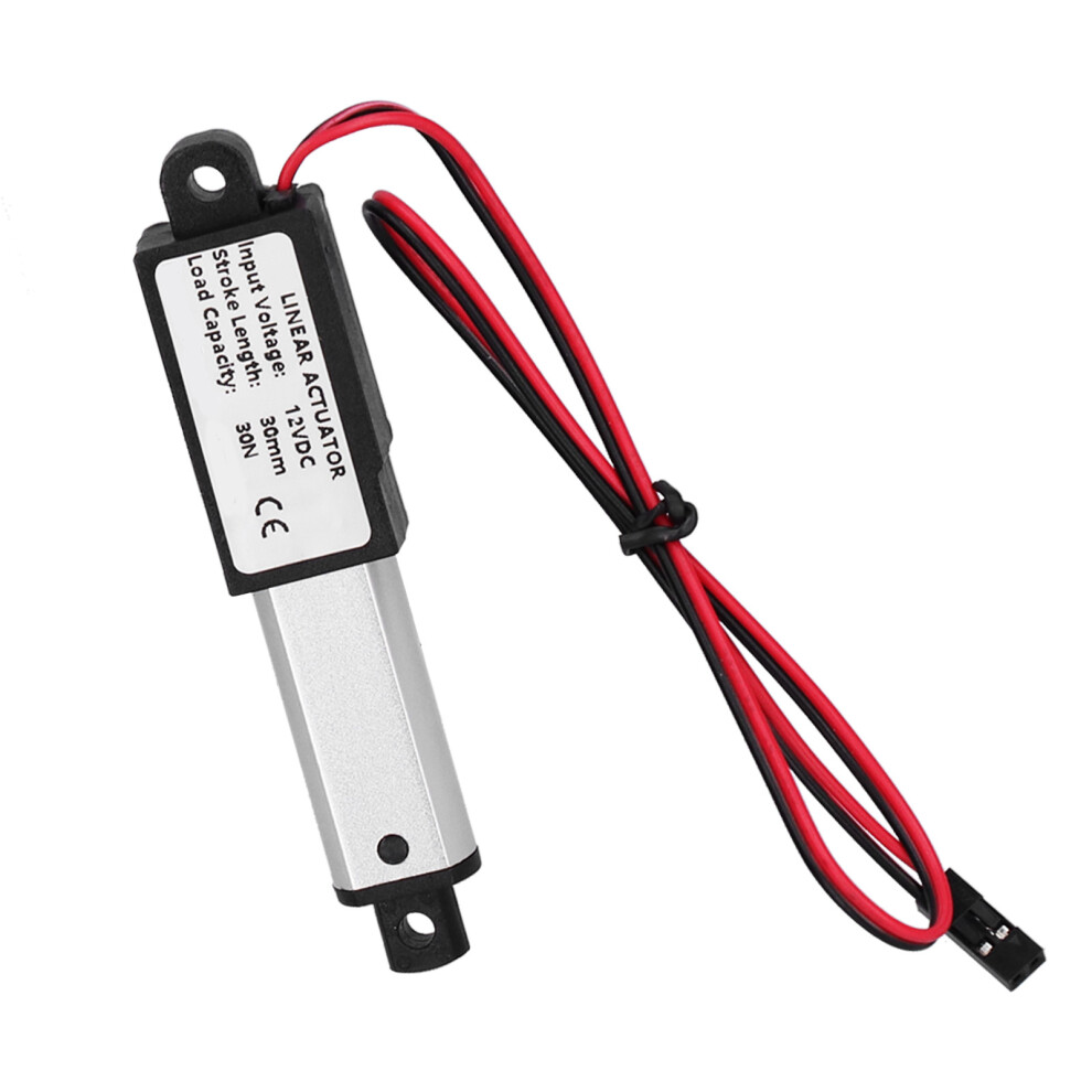 Mini Electric Linear Actuator Waterproof 12V 30Mm Stroke Micro Small Motion 8491391543122