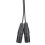 3.5mm to Dual XLR Microphone Cable 1.5m/4.9ft PVC 3
