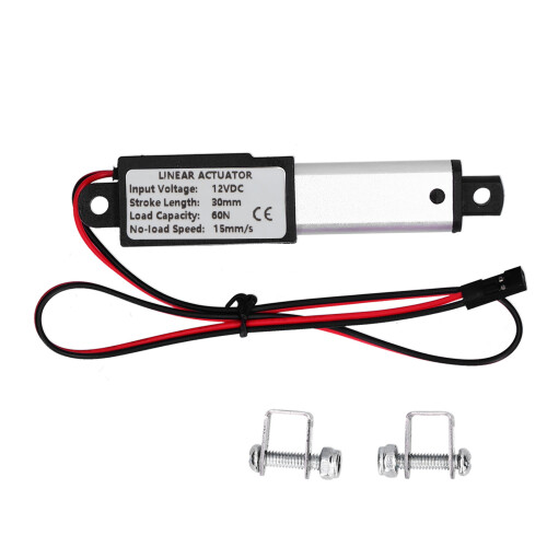 Mini Electric Linear Actuator Waterproof 30mm Stroke DC12V 60N 1