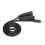 3.5mm to Dual XLR Microphone Cable 1.5m/4.9ft PVC 7