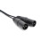 3.5mm to Dual XLR Microphone Cable 1.5m/4.9ft PVC 10