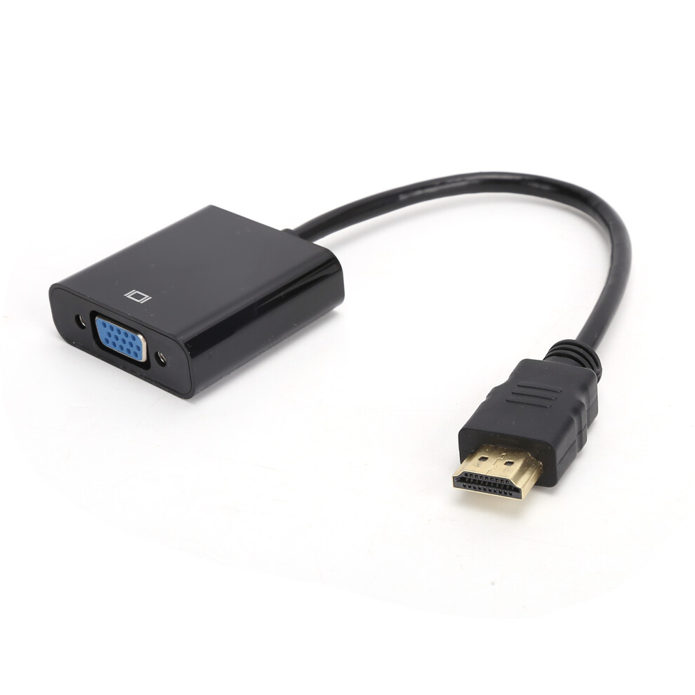 Hdmi To Vga Adapter Cable With 3.5Mm Audio, 0.2M, Supports 1080P 4181390989314