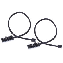 Computerbehuizing Fan Hub One Point Four Pwm Fan HUB-Pakket Nylon Net 4Pin Temperatuurregeling One Drag Four 40cm