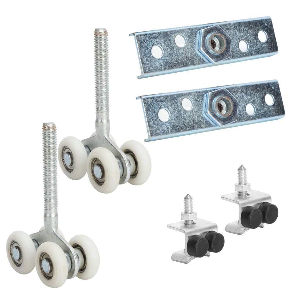 2Set Glass Door Rollers, Iron+Nylon, 25Mm Diameter Shower Runners 7891391548553