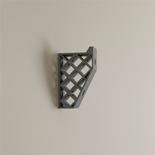 (Ski Wall Mount, Gray Small) Ski & Snowboard Wall Mount - Durable Storage Rack