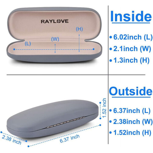 Hard Shell Eyeglasses Case with Soft Lining 1 Pack 1