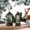 Lighted Christmas Lantern with LED Santa Tree Snow Scene 4