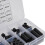 Insulation Spacers 100 Pcs ABS Plastic Black Round Standoffs for PCB Mounting 8