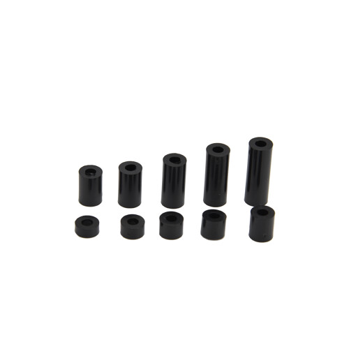 Plastic Insulation Spacers 100PCS ABS Cylindrical Not Threaded Standoffs Black 2