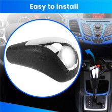 Gear Shift Knob Automatic Shift Knob for Focus MK2 Fiesta 2005 - 2012 Silver
