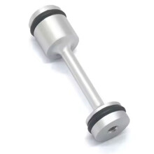 Aluminum for Gen III & IV LS Billet Rear Wheel Galley Plug Barbell Oil Diverter Oil Splitter