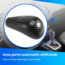 Gear Shift Knob Automatic Shift Knob for Focus MK2 Fiesta 2005 - 2012 Carbon Fiber Pattern